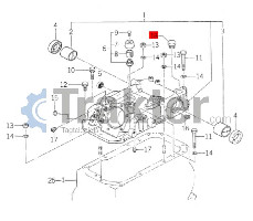 TAPPO OLIO IMPIANTO IDRAULICO ORIGINAL ISEKI 7956-205-016-00 7954-205-101-00