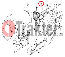 GUIDE SHIFT COVER ORIGINAL KUBOTA 34070-47100 34070-47102