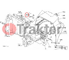 GUIA DE CAMBIO DE CUBIERTA PTO ORIGINAL KUBOTA t1030-43022