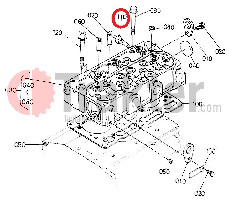 TEMPERATURE SENSOR ORIGINAL KUBOTA 31351-32830 1G498-83040
