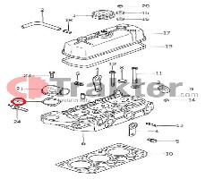 TERMOSTATO DE JUNTA ORIGINAL ISEKI 561A-461-120-00 5663-000-551-00