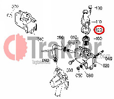 THERMOSTAT GASKET ORIGINAL KUBOTA 16851-73270 15676-73270 15531-73270