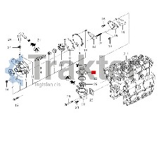 COPERCHIO TERMOSTATO ORIGINAL ISEKI 6213-711-003-20