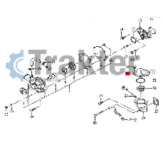 COPERCHIO TERMOSTATO ORIGINAL ISEKI 6213-711-004-00