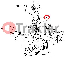 ΘΕΡΜΟΣΤΑΤΗ ΚΑΠΑΚΙ ORIGINAL KUBOTA 15321-73260 15321-73262