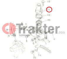 TEMPERATURREGLER ABDECKUNG ORIGINAL KUBOTA 15531-73260 15531-73261