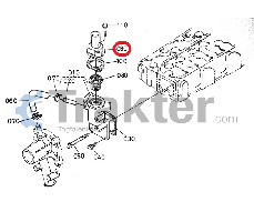 TEMPERATURREGLER ABDECKUNG ORIGINAL KUBOTA 16219-73260