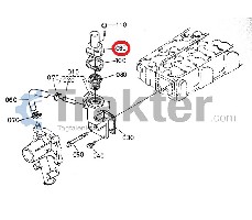COPERCHIO TERMOSTATO ORIGINAL KUBOTA 16219-73260