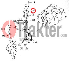 TEMPERATURREGLER ABDECKUNG ORIGINAL KUBOTA 16271-73260 16241-73260