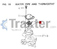 COPERCHIO TERMOSTATO ORING ORIGINAL ISEKI V723-102-005-50