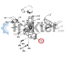 FLANGIA TERMOSTATO ACQUA 15321-72700 15321-72702 15321-72911 OEM