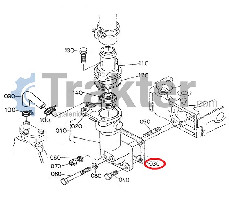 TERMOSTATO FLANGIA ACQUA FLANGIA ORIGINAL KUBOTA 15521-72920 15766-72920 1A021-72920