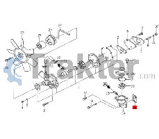 TERMOSTATO BASE FLANGA ORIGINAL ISEKI 6213-743-002-10