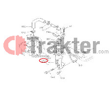 TEMPERATURREGLER GEHÄUSE MIT RÜCKKEHRAUSTAUSCH ORIGINAL KUBOTA 16851-72700 16851-72704