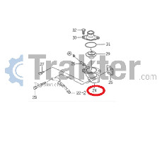 THERMOSTAT FLANGE WATER ORIGINAL ISEKI 6213-716-001-60