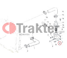 TEMPERATURREGLER GEHÄUSE ORIGINAL KUBOTA 15521-72700 15521-72910 15521-72703