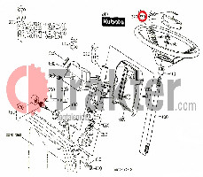 VOLANTE COPERCHIO ORIGINAL KUBOTA t0070-18120