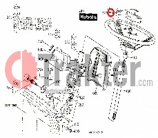 VOLANTE COPERCHIO ORIGINAL KUBOTA t0070-18120