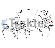VOLANTE ORIGINAL KUBOTA 6C040-41410