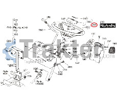 VOLANTE ORIGINAL KUBOTA T0000-18100