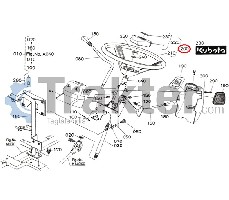 VOLANTE ORIGINAL KUBOTA T0000-18100