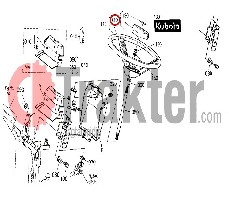 LENKRAD ORIGINAL KUBOTA t1270-18115 t1270-18116