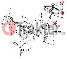 LENKRAD ORIGINAL KUBOTA 32400-16800