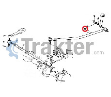 TIRANTE VOLANTE ORIGINAL KUBOTA 66711-57100 66711-57103