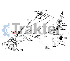 BARRA DE ACOPLAMIENTO PARA VOLANTE CUBIERTA ORIGINAL KUBOTA