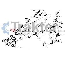 TIRANTE VOLANTE COPERCHIO ORIGINAL KUBOTA