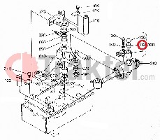VOLANTE MANICOTTO ANELLO LATO SUPERIORE ORIGINAL KUBOTA 08511-02420
