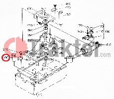 ALBERO MANICOTTO VOLANTE ORIGINAL KUBOTA ta040-17173 ta040-17170