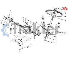VOLANTE DADO ORIGINAL KUBOTA 02172-50120