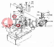 VOLANTE BRACCIO SNODO ANELLO ORIGINAL KUBOTA 08511-03530