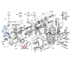 DECKEL WELLE DREHMOMENTWANDLER O-RING 04811-51050 OEM