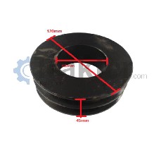 PULEGGIA CINGHIA PER TAGLIAERBA FALCIATRICE BLS GIÙ CON 2 CANALI