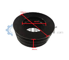 PULEGGIA CINGHIA PER TAGLIAERBA FALCIATRICE BLS GIÙ CON 3 CANALI