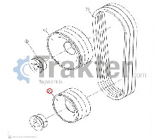 POLEA DE CORREA ABAJO CON 3 CANALES