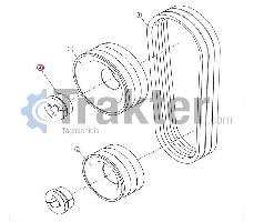 CUBO DE POLEA PARA SEGADORA DE MAYALES