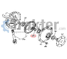 MOZZO RUOTA ANELLO DI SICUREZZA ORIGINAL KUBOTA 67156-56820