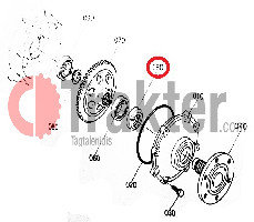 WELLENDICHTRING ACHSSTUMMELVORDERRAD ORIGINAL KUBOTA 37800-43530