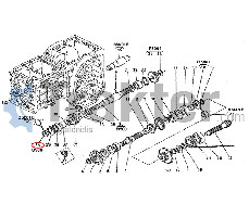 GUARNIZIONE ALBERO 4X4 09500-17308 OEM