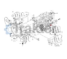 GUARNIZIONE ALBERO 4X4 ORIGINAL ISEKI V742-120-320-50