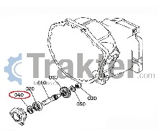 GUARNIZIONE ALBERO 4X4 POSTERIORE 09500-20347 OEM
