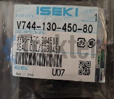 GUARNIZIONE ALBERO DIFFERENZIALE ORIGINAL ISEKI V744-130-450-80