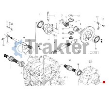 GUARNIZIONE ALBERO DIFFERENZIALE ORIGINAL ISEKI V744-130-450-80