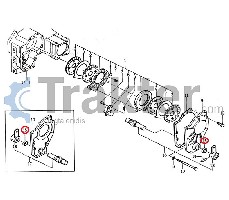 GUARNIZIONE ALBERO FRENO V744-125-350-70 OEM