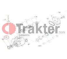 IMPIANTO IDRAULICO POMPA GUARNIZIONE ORIGINAL KUBOTA 31381-76390