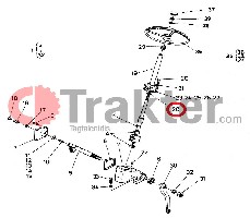 GUARNIZIONE DADO VITE A SFERA LATO SUPERIORE ORIGINAL KUBOTA 67111-41280
