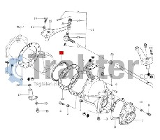 WELLENDICHTRING GELENKWELLE DIFFERENTIAL VORN ORIGINAL ISEKI 1427-433-018-00